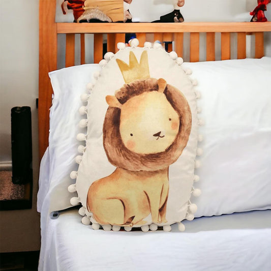 Little Moments Lion Cushion-5010792494111-Bargainia.com