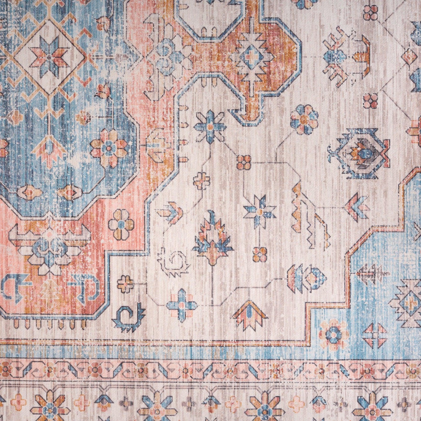 Printed Carpet Medallion Design 1-Bargainia.com