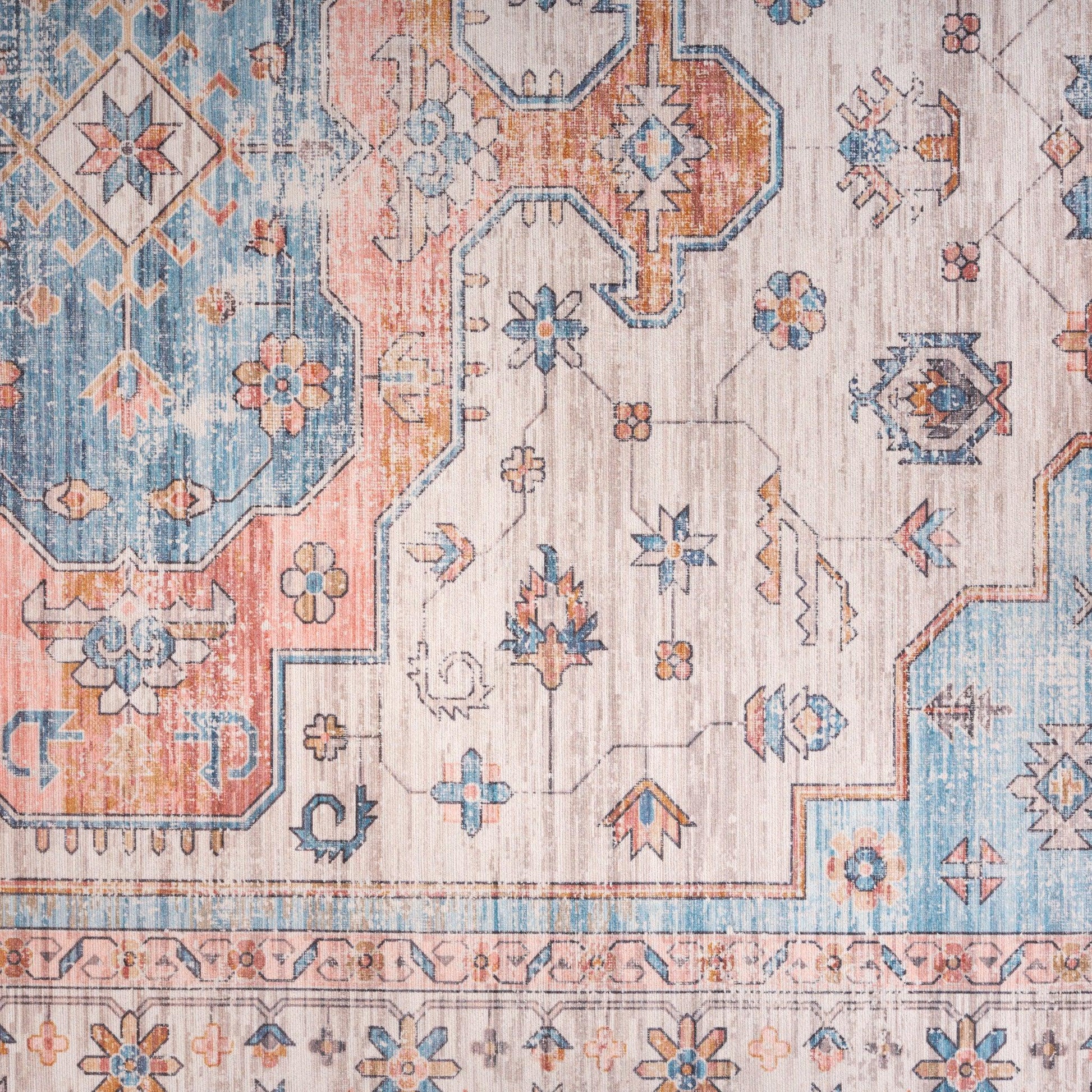 Printed Carpet Medallion Design 1-Bargainia.com