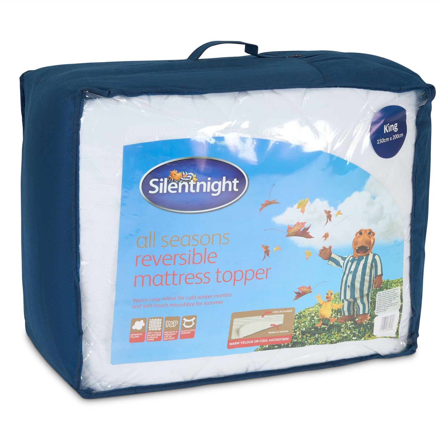 Silentnight All Seasons Mattress Topper - King-5012701389617-Bargainia.com