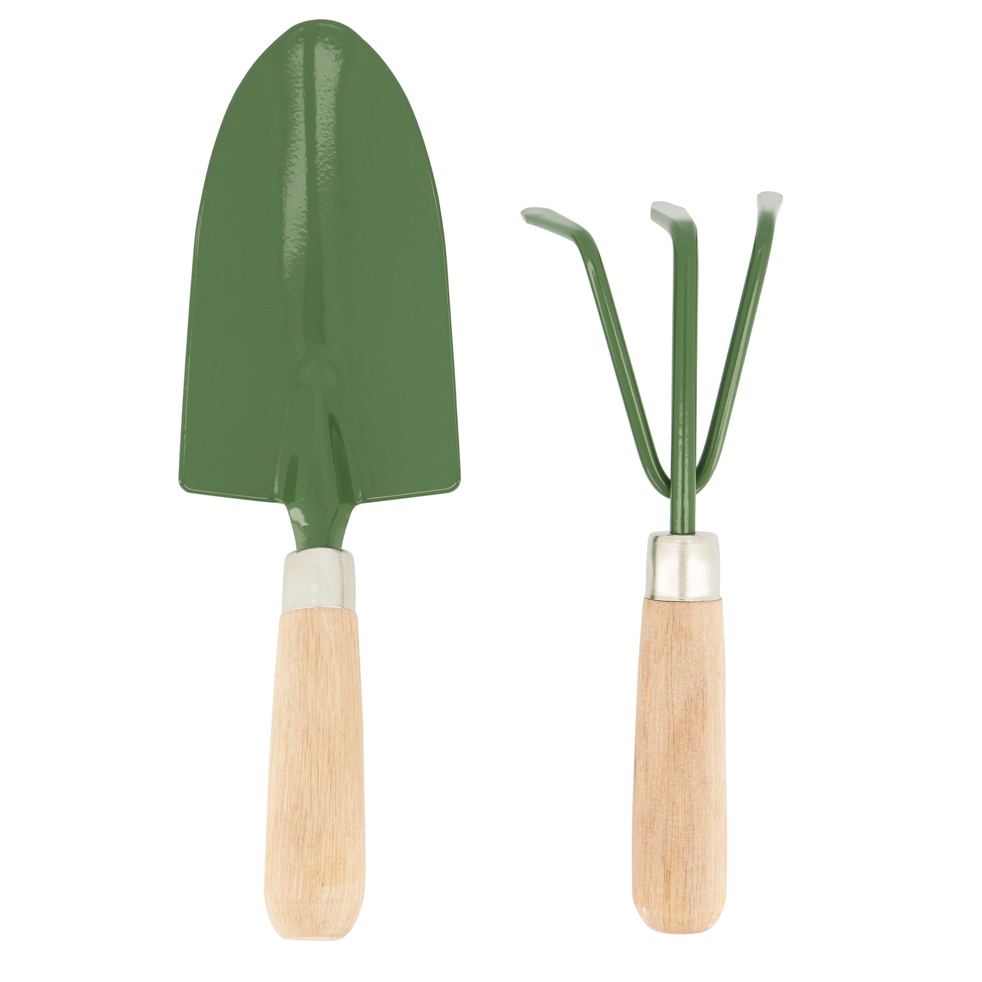 Wooden Garden Tool Holder With Trowel & Fork - Bargainia-8714982134104-Bargainia.com