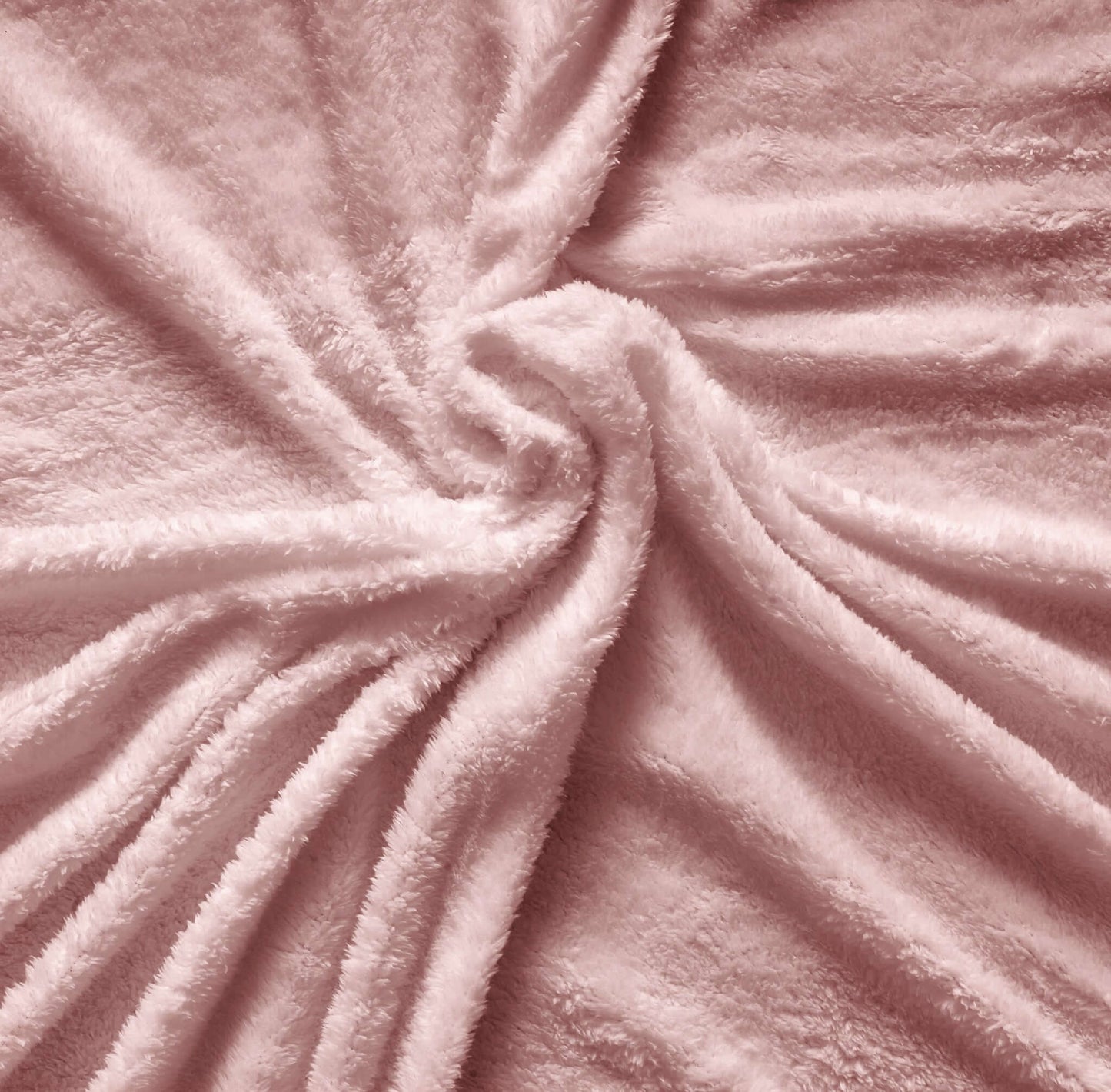 Hibernate Collection Super Soft Teddy Fleece Duvet & Two Pillow Covers Set - Rose Pink-Bargainia.com