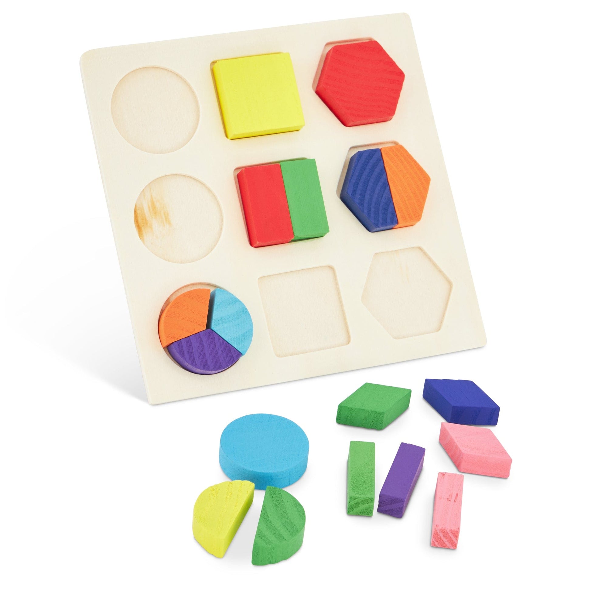 Children's Wooden Shapes Puzzle 5060269266185 Bargainia