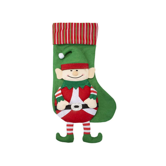 Classic 3D Dangly Legs Elf Stocking - 54cm 5050565531308