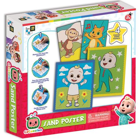 CoComelon Sand Poster Craft Kit 55350124180 bargainia.com-com
