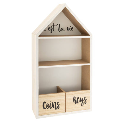 Coins and Keys Storage Rack - White-8718226907356-Bargainia.com