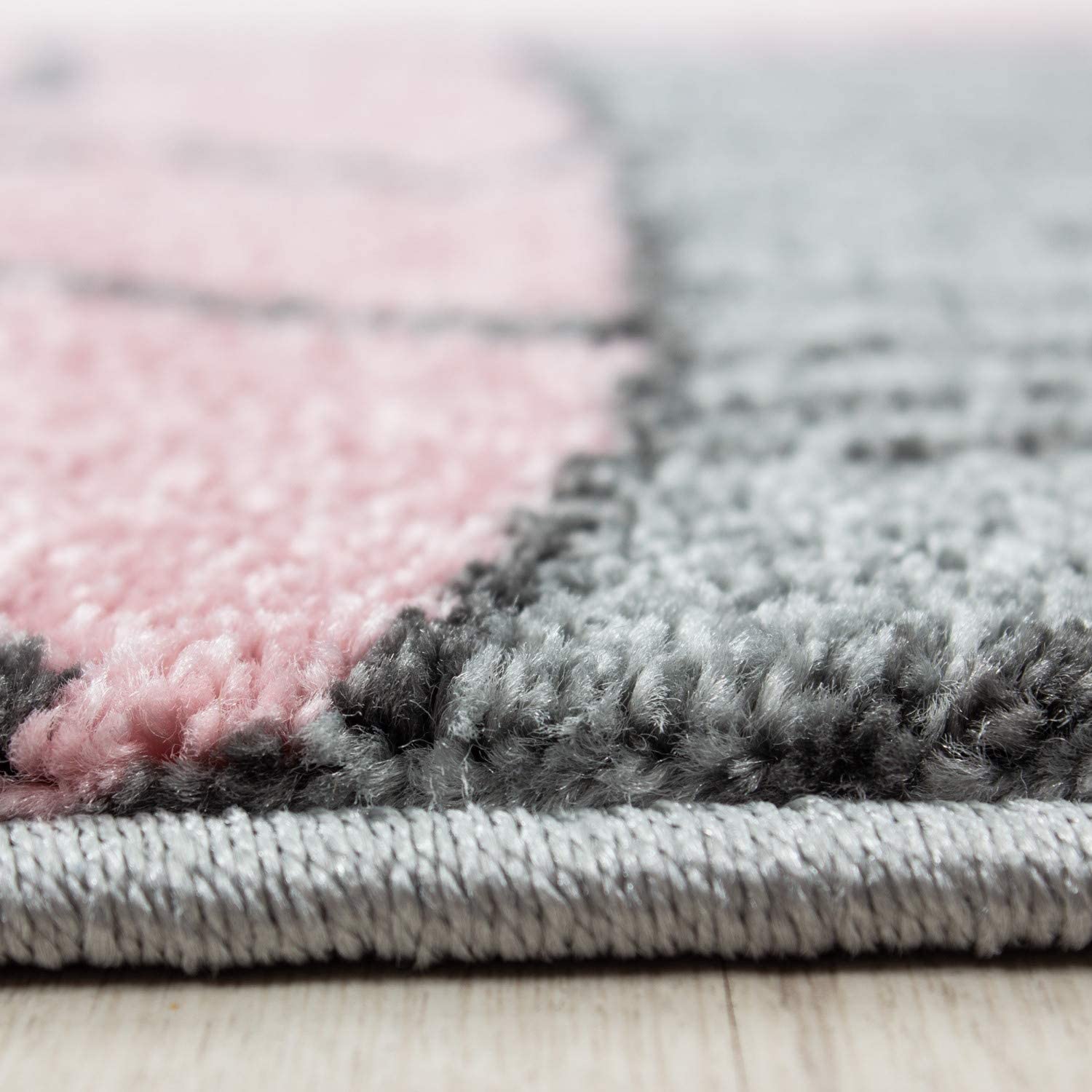 Pink Baby Bear Stars Rug | Kids | Rugmasters-Bargainia.com