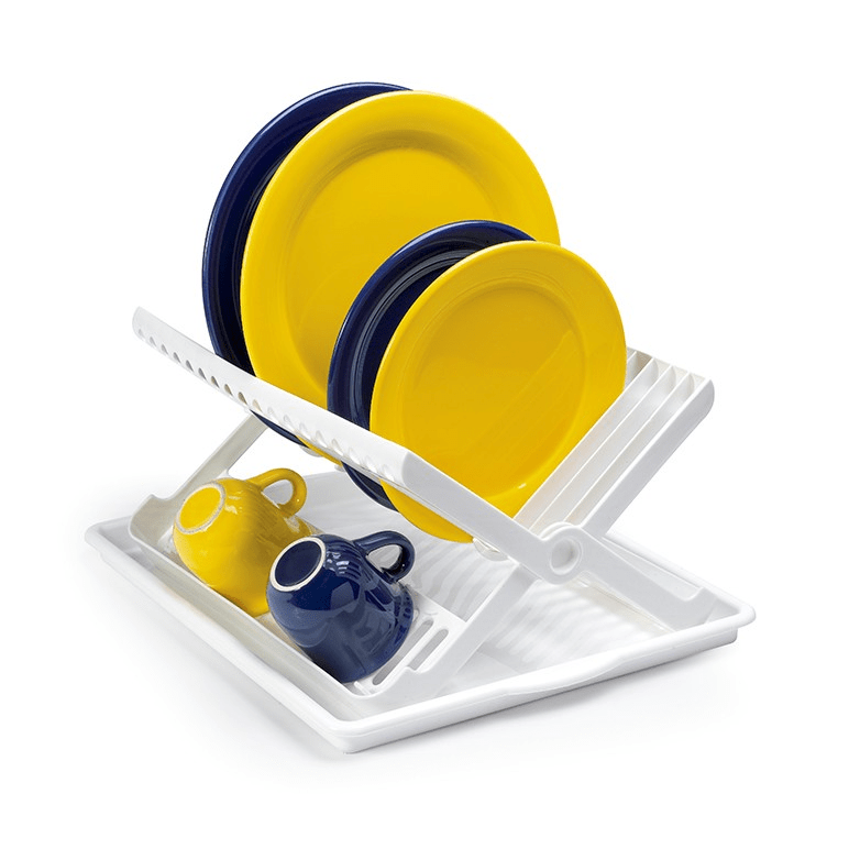 Dish Drainer With Tray - Assorted Colours only5pounds-com