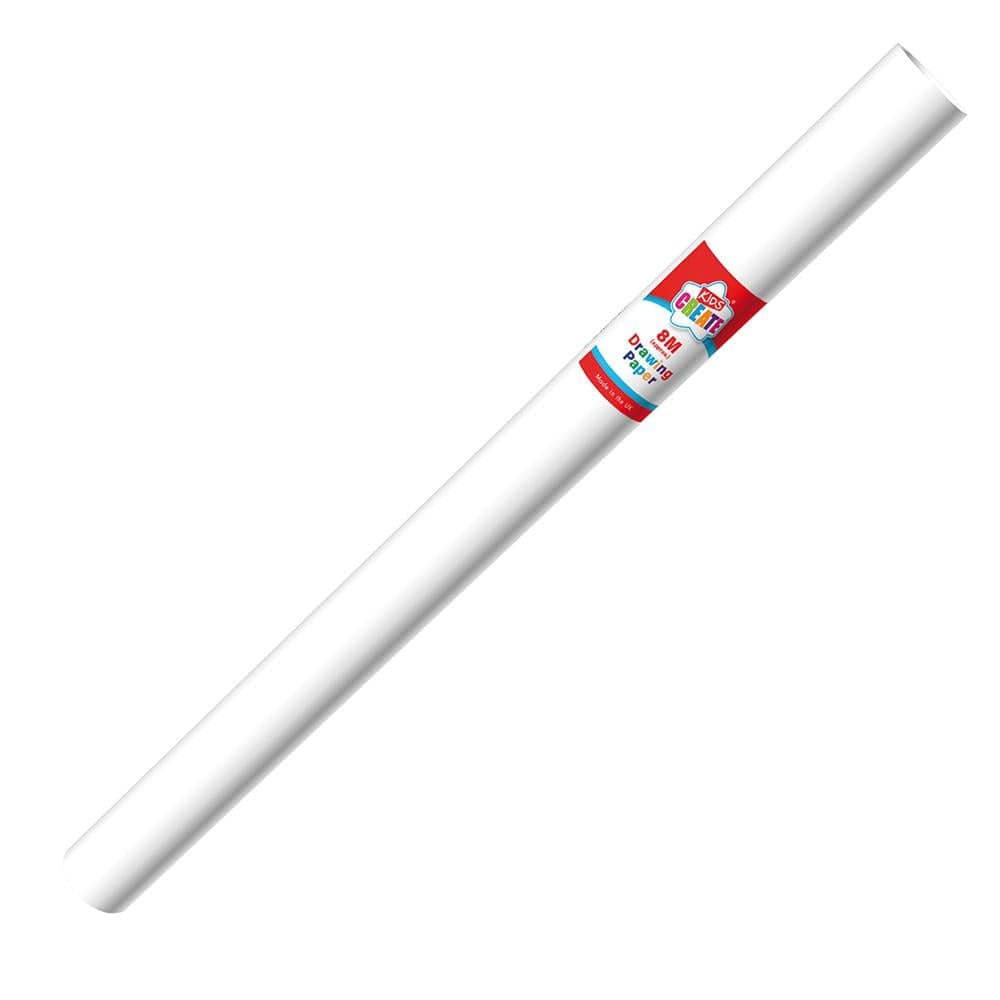 Drawing Plain Paper Roll - 8M 5012213495981 only5pounds-com