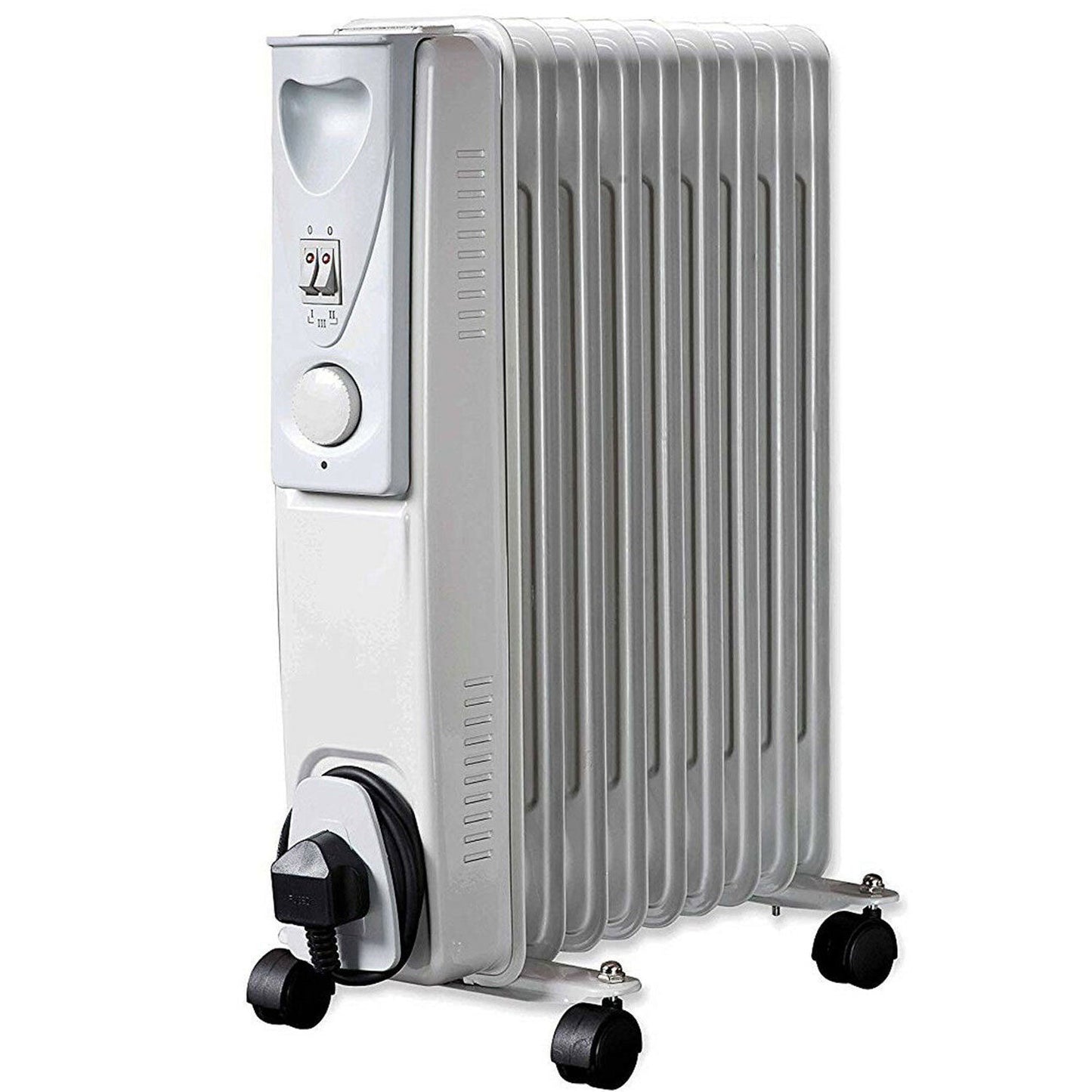 Fine Elements 2000W Oil Filled Electric Radiator Heaters Clearance