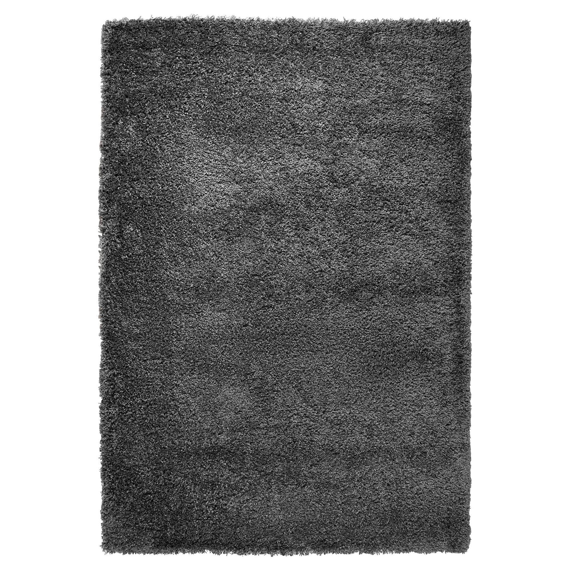 Grey Thick Shaggy Rug - California Rugs Rug Masters 60x110cm (2'x3'7")