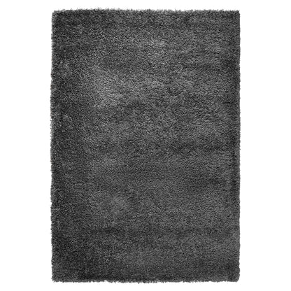 Grey Thick Shaggy Rug - California Rugs Rug Masters 60x110cm (2'x3'7")