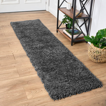 Grey Thick Shaggy Rug - California Rugs Rug Masters