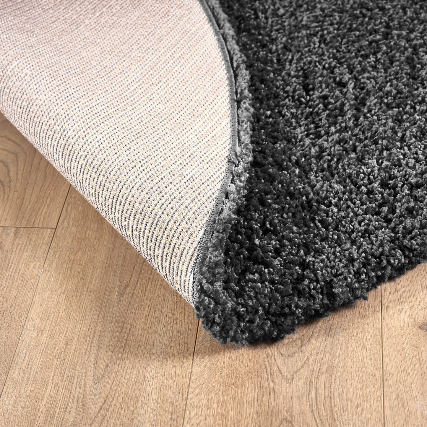 Grey Thick Shaggy Rug - California Rugs Rug Masters
