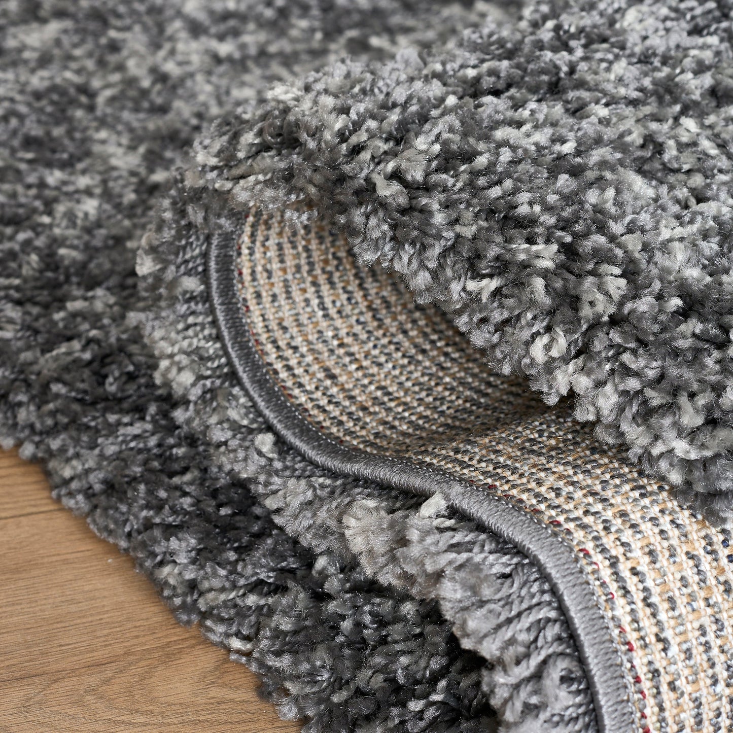 Grey Thick Shaggy Rug - California Rugs Rug Masters