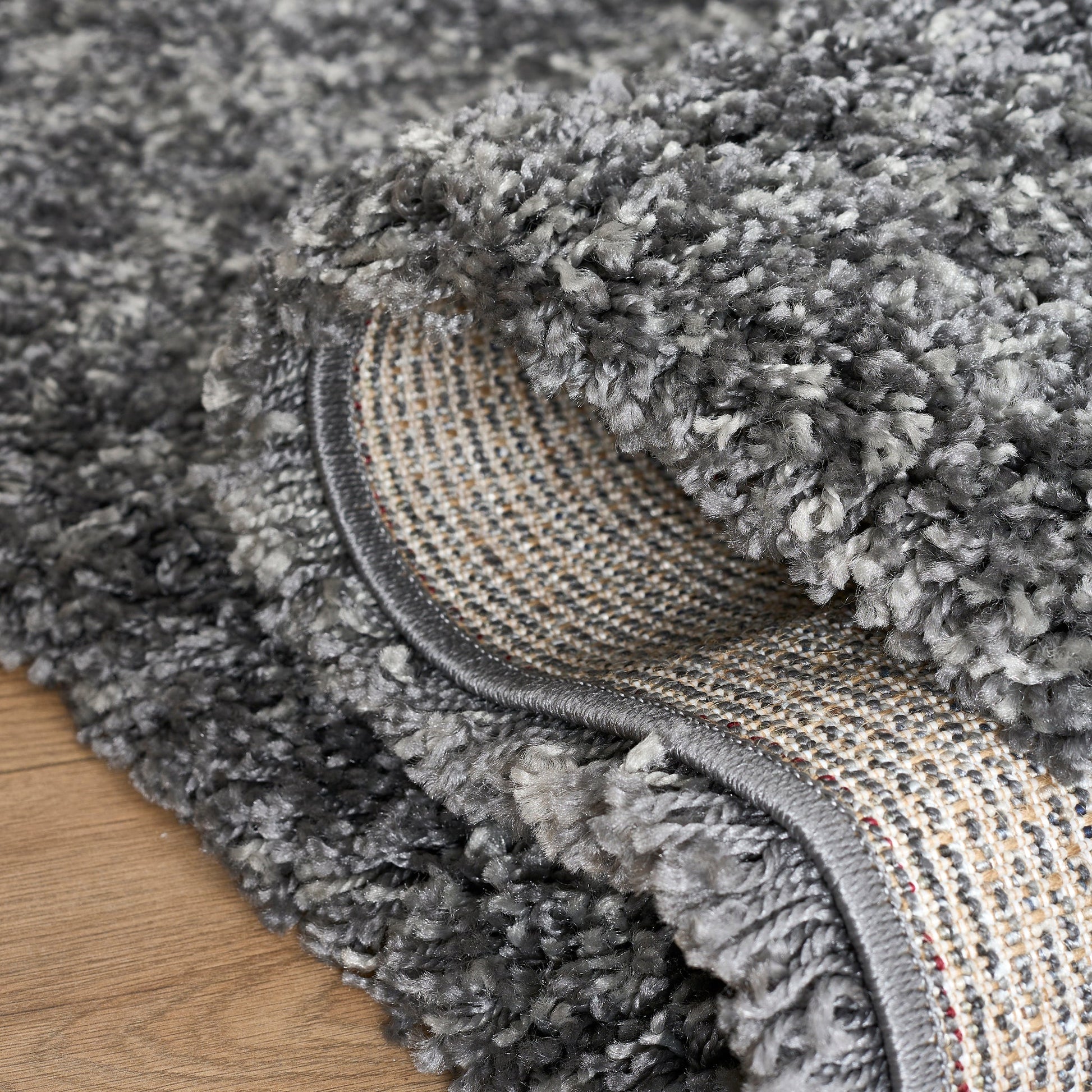 Grey Thick Shaggy Rug - California Rugs Rug Masters