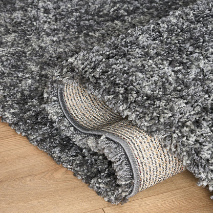 Grey Thick Shaggy Rug - California Rugs Rug Masters