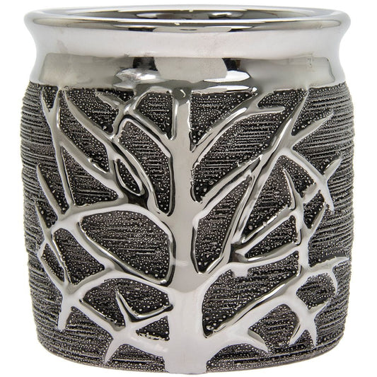 Gunmetal Woodland Planter - 14cm 5010792468570 only5pounds-com