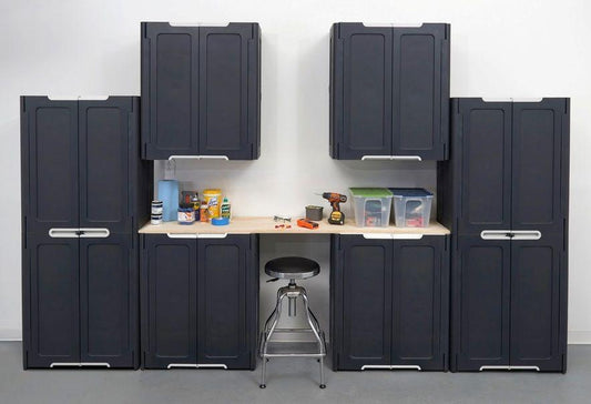 Keter Magix Storage Cabinet - Anthracite - 76cm x 47cm x 90.5cm-7290106936546-Bargainia.com