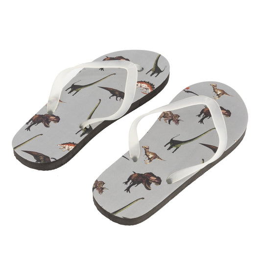 Kids Dinosaur Flip Flops - One Size 8719324145305 only5pounds-com