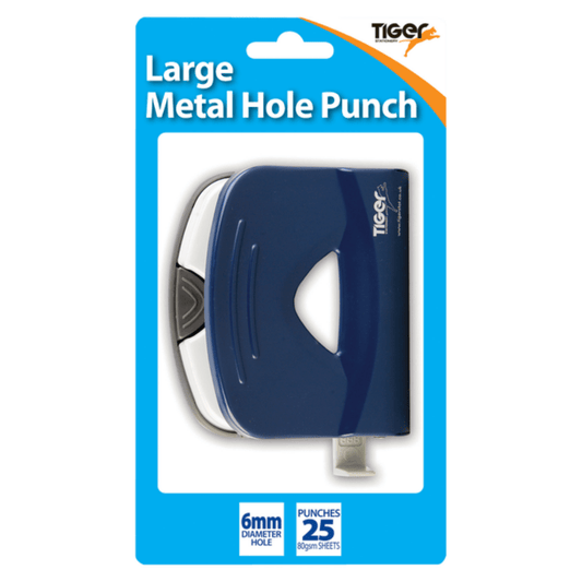 Large Metal Double Hole Punch-5016873015183-Bargainia.com