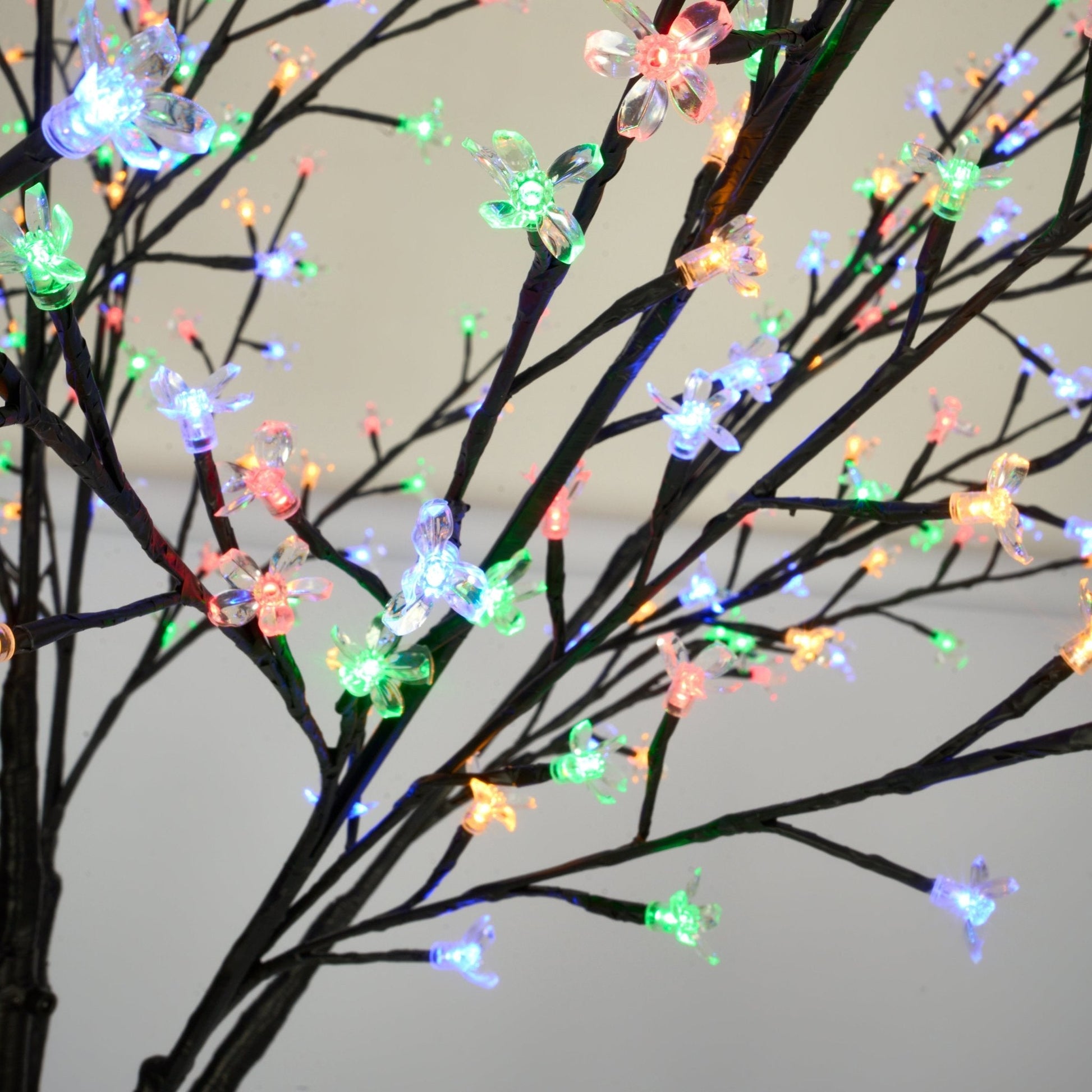 LED Bonsai Cherry Blossom Tree - Multicoloured - Bargainia.com - 96156