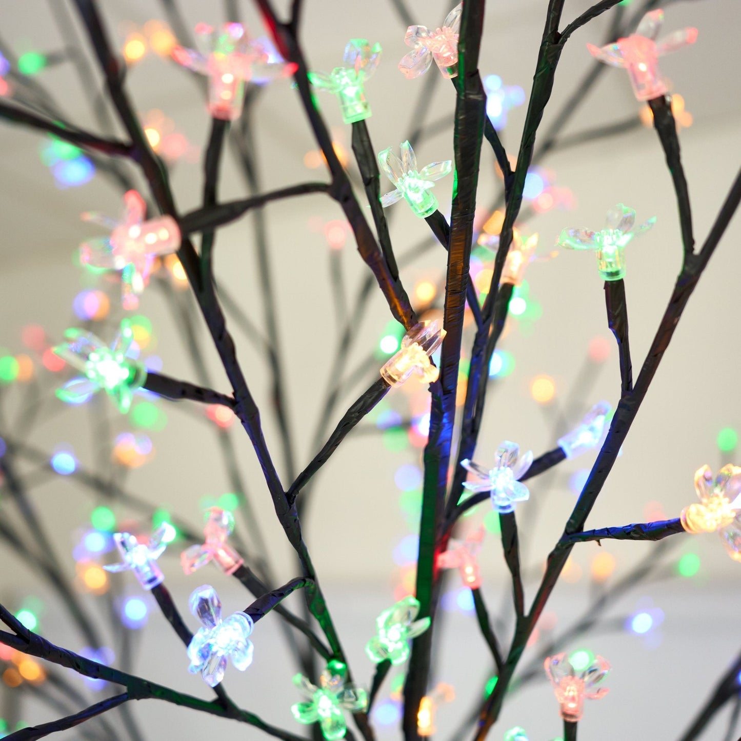 LED Bonsai Cherry Blossom Tree - Multicoloured - Bargainia.com - 96156