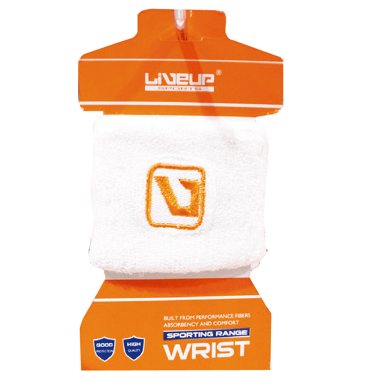 Liveup Sports Cotton Wrist Support - White-6951376182033-Bargainia.com