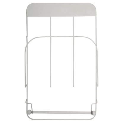 Magazine Rack With Roll Holder - White-8718226908889-Bargainia.com