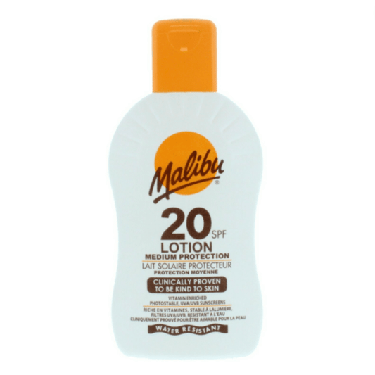 Malibu Sun Protection Lotion SPF 20 - 200ml 5025135111396 only5pounds-com