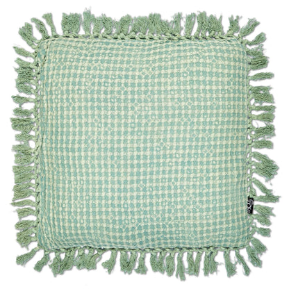 Neo Mint Tassel Cushion - 45 x 45cm-8714503325042-Bargainia.com