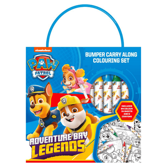 Paw Patrol Bumper Carry Along Colouring Set 5012128586668 only5pounds-com