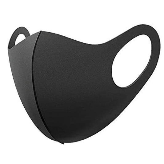 Reusable Spandex Face Mask - 1 pack (Black)-5050565502575-Bargainia.com
