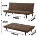 The 'Toni' Sofa Bed - Brown Bravich LTD.