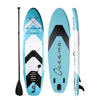 Summit Oceana 10ft Inflatable Paddle Board & Kit - Blue - Live Up Sports
