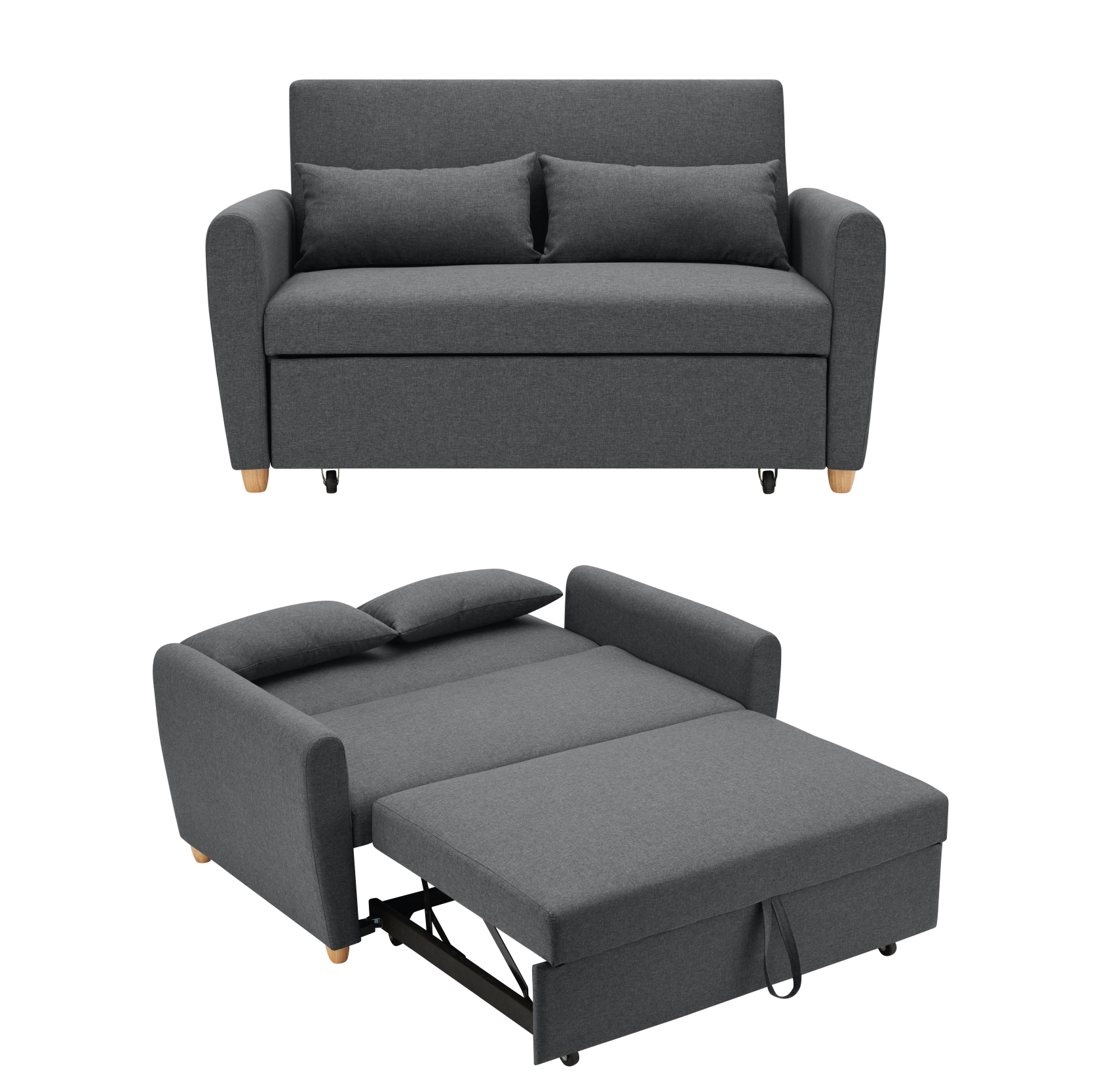 The Dahlia Sofa Bed Grey