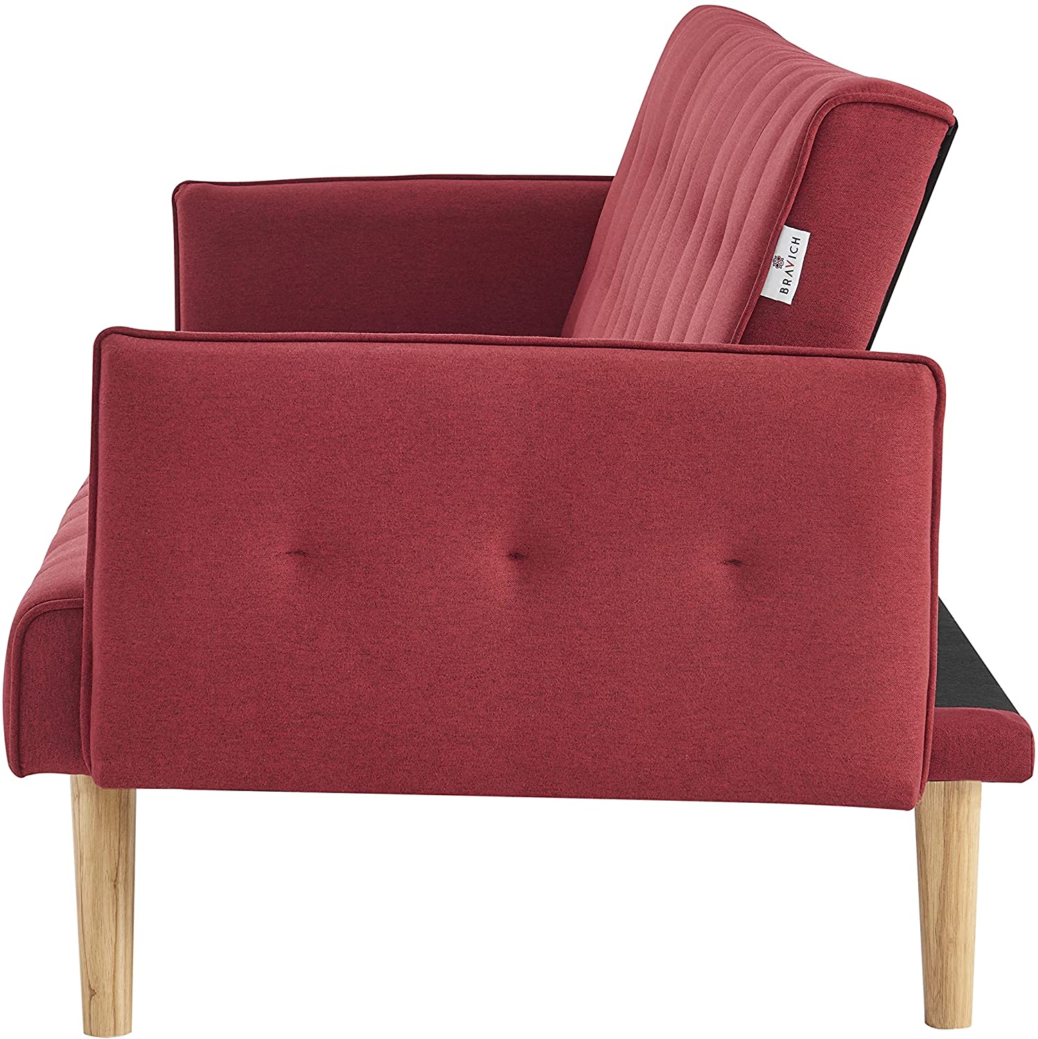 Mario 3 Seater Sofa Bed - Red