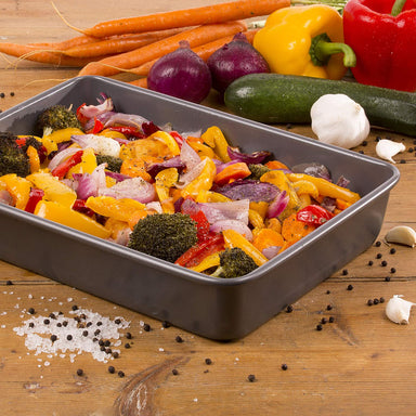 Prochef Heavy Duty Medium Roasting Tin - 35.1 x 25.4 x 6.2cm - only5pounds.com