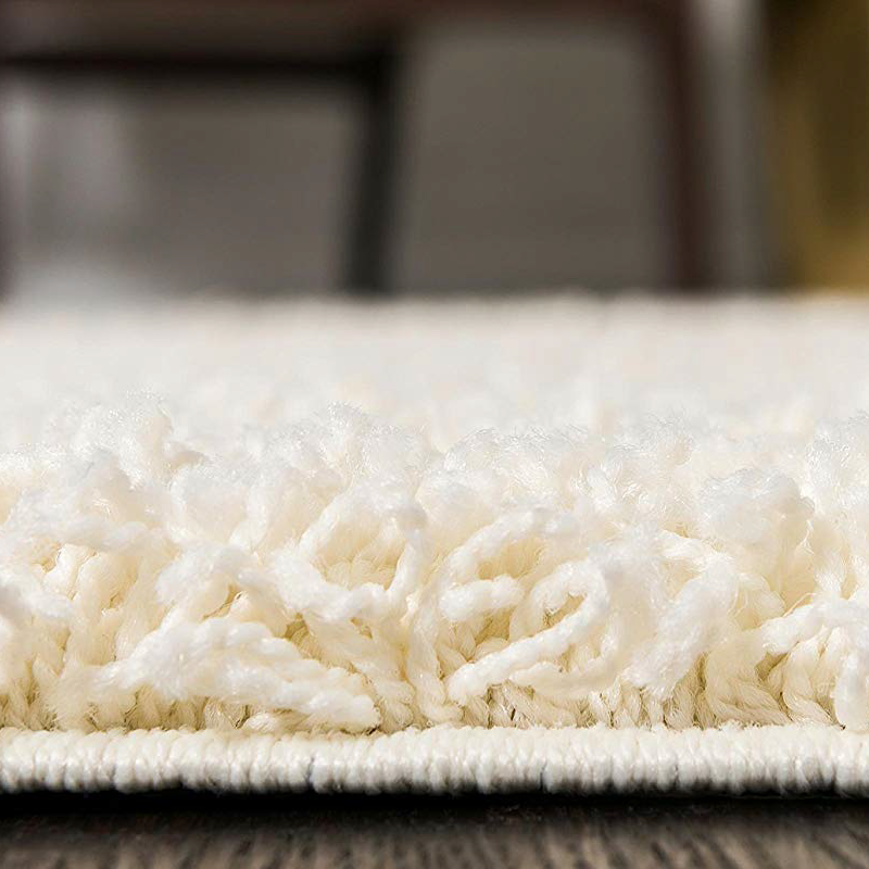Cream Shaggy Rug | Rug Masters | Size Range Available 