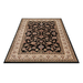 Black Traditional Floral Rug - Virginia - Rug Masters