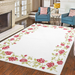 Floral Border Rug | Rug Masters | Various Sizes Available
