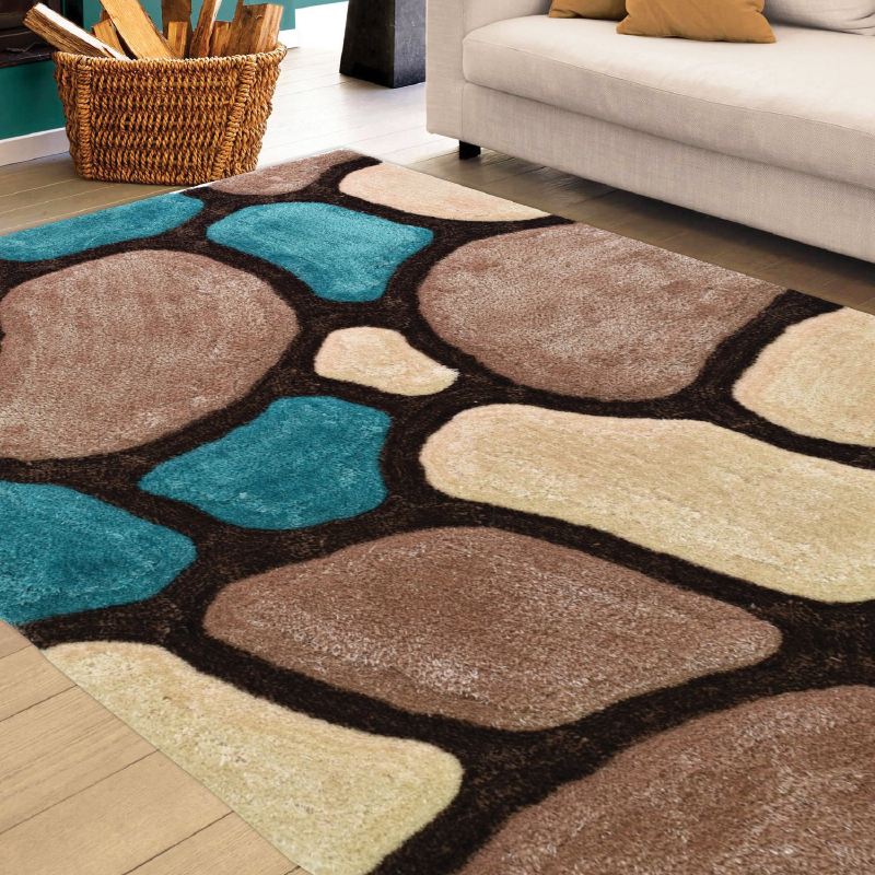 3D Pebbles Rug | Rug Masters | Free UK Delivery