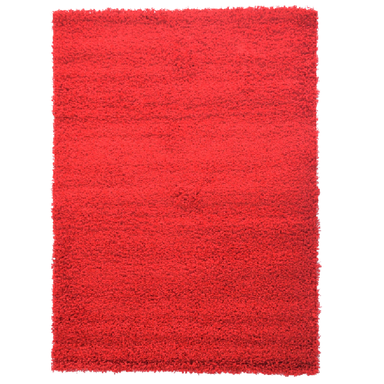Red Shaggy Rug | Rug Masters | Range Of Sizes Available 