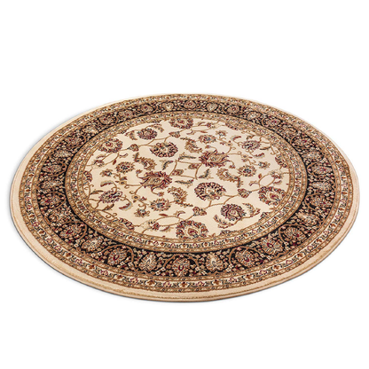 Ivory Traditional Floral Rug - Virginia - Rug Masters