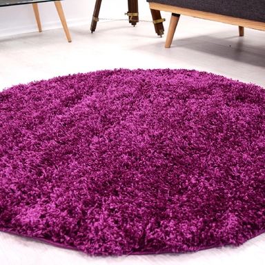 Circle Shaggy Rug | Rug Masters | Free UK Delivery