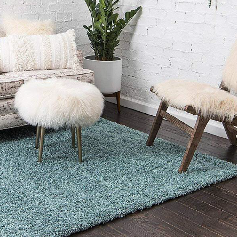 Duck Egg Shaggy Rug | Rug Masters | Range Of Sizes Available