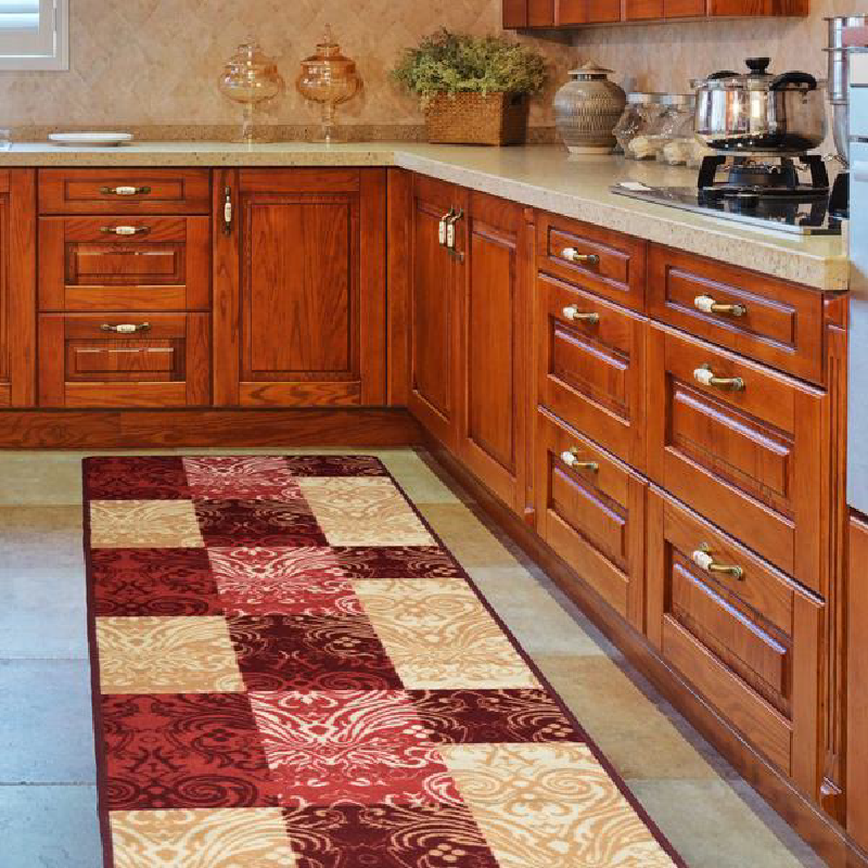 Red Tiles Kitchen Mat Surpriz