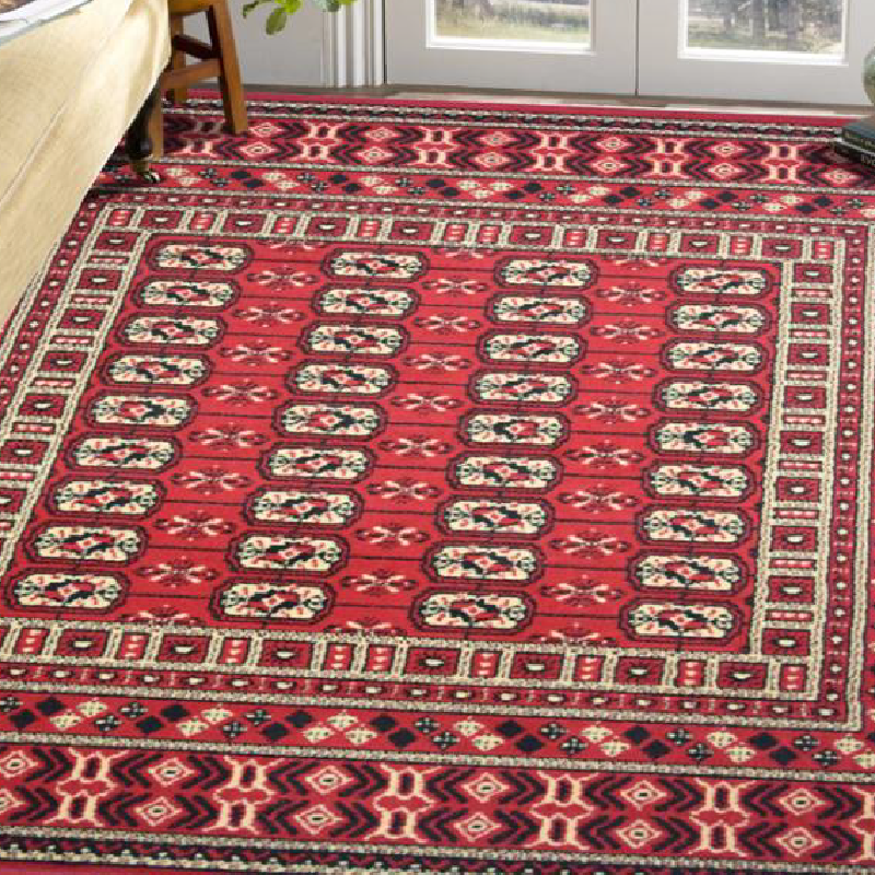 Bokhara Red Traditional Rug Rugs
