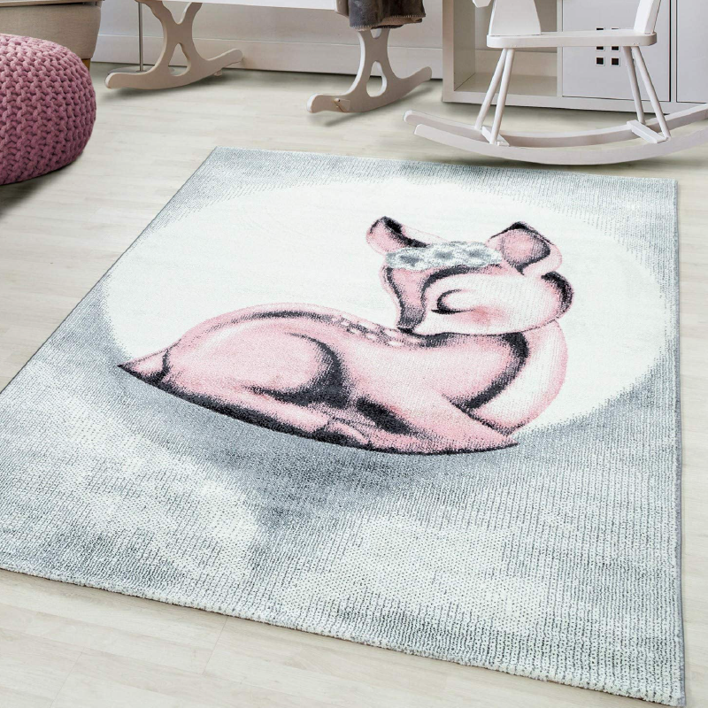 Pink Fawn Rug | Rug Masters | Kids Rugs And Mats