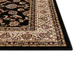 Black Traditional Floral Rug - Virginia - Rug Masters